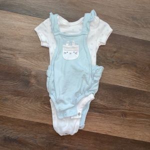 3-6m bunny romper